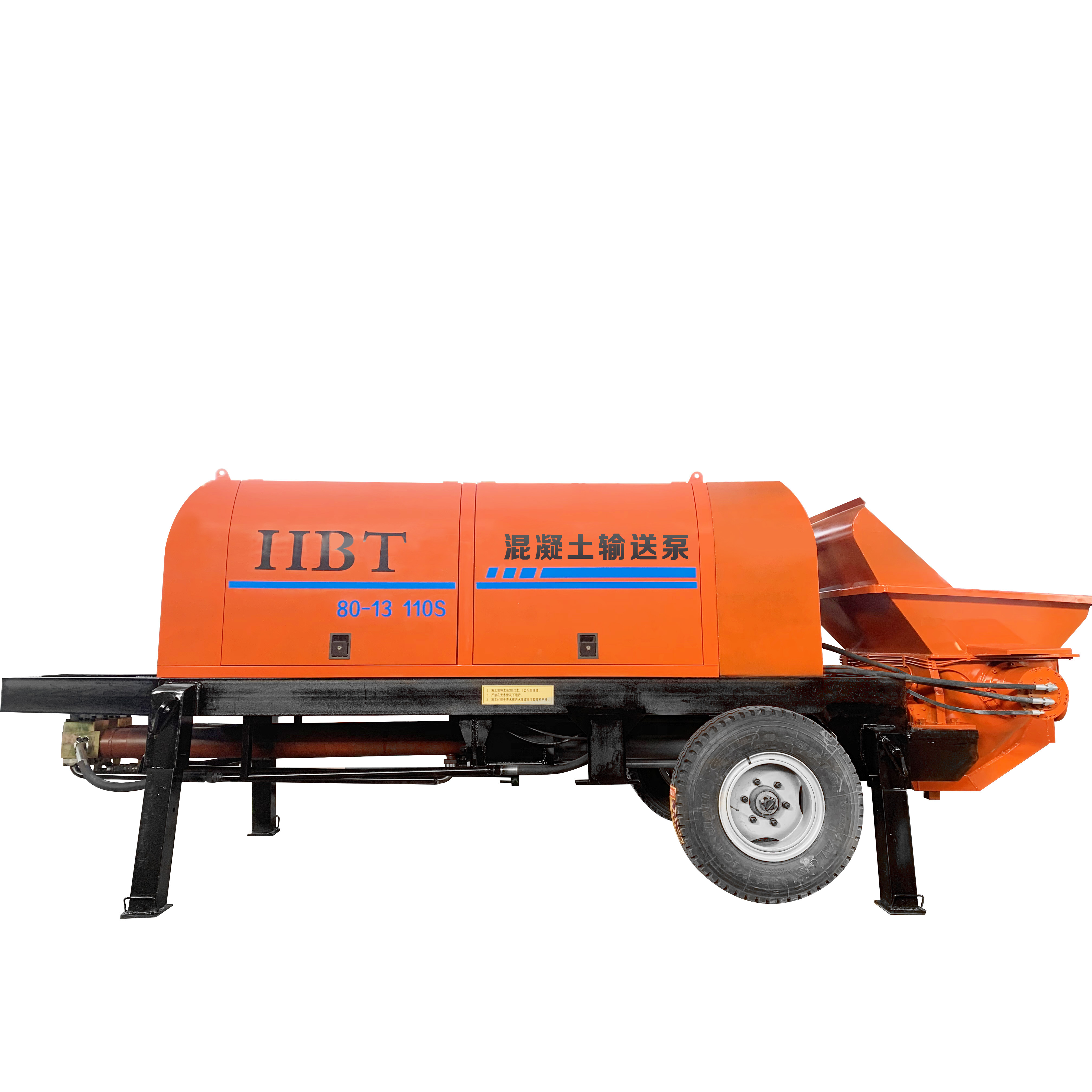 Multiple Models 380V 50Hz Mobile Concrete Pump Machine 10M3/H Concrete Mortar Delivery Pump