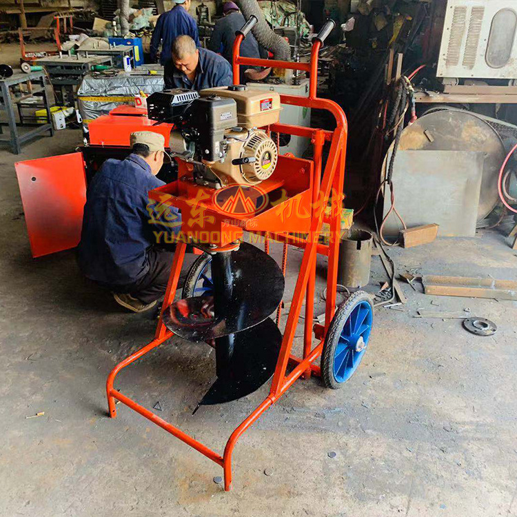 Hydraulic Earth Auger Drill Pile Mobile Scissor Lift Table Excavator Drilling Machine Post Holes Digger Auger For Poles