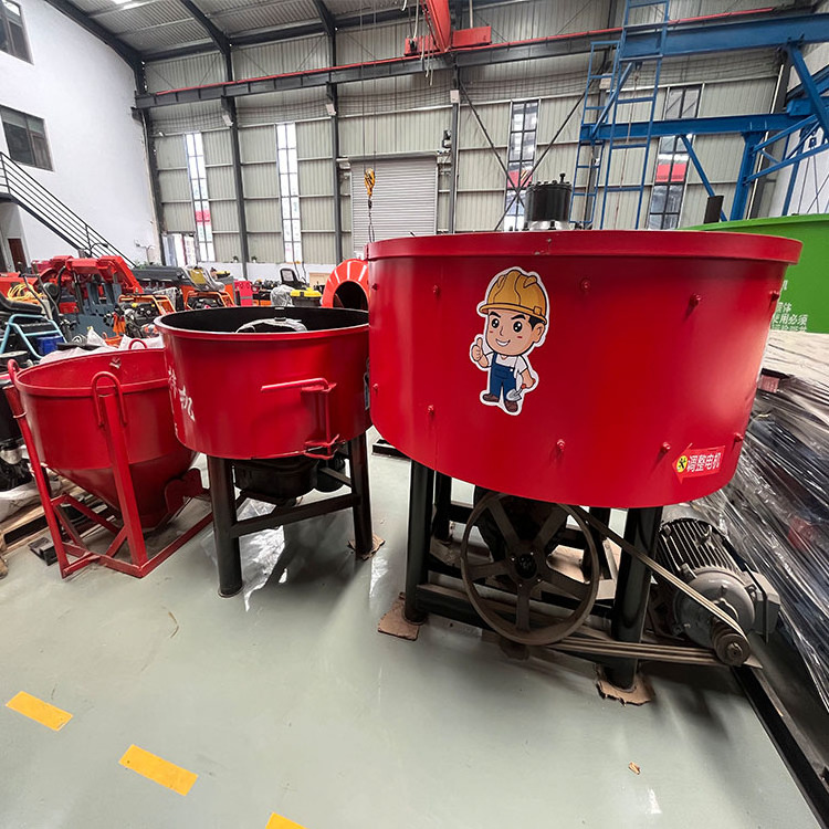 Self Loading Cement Ring-Pan Mixer Flat Top Vertical Shaft Pan Concrete Drum Mixer