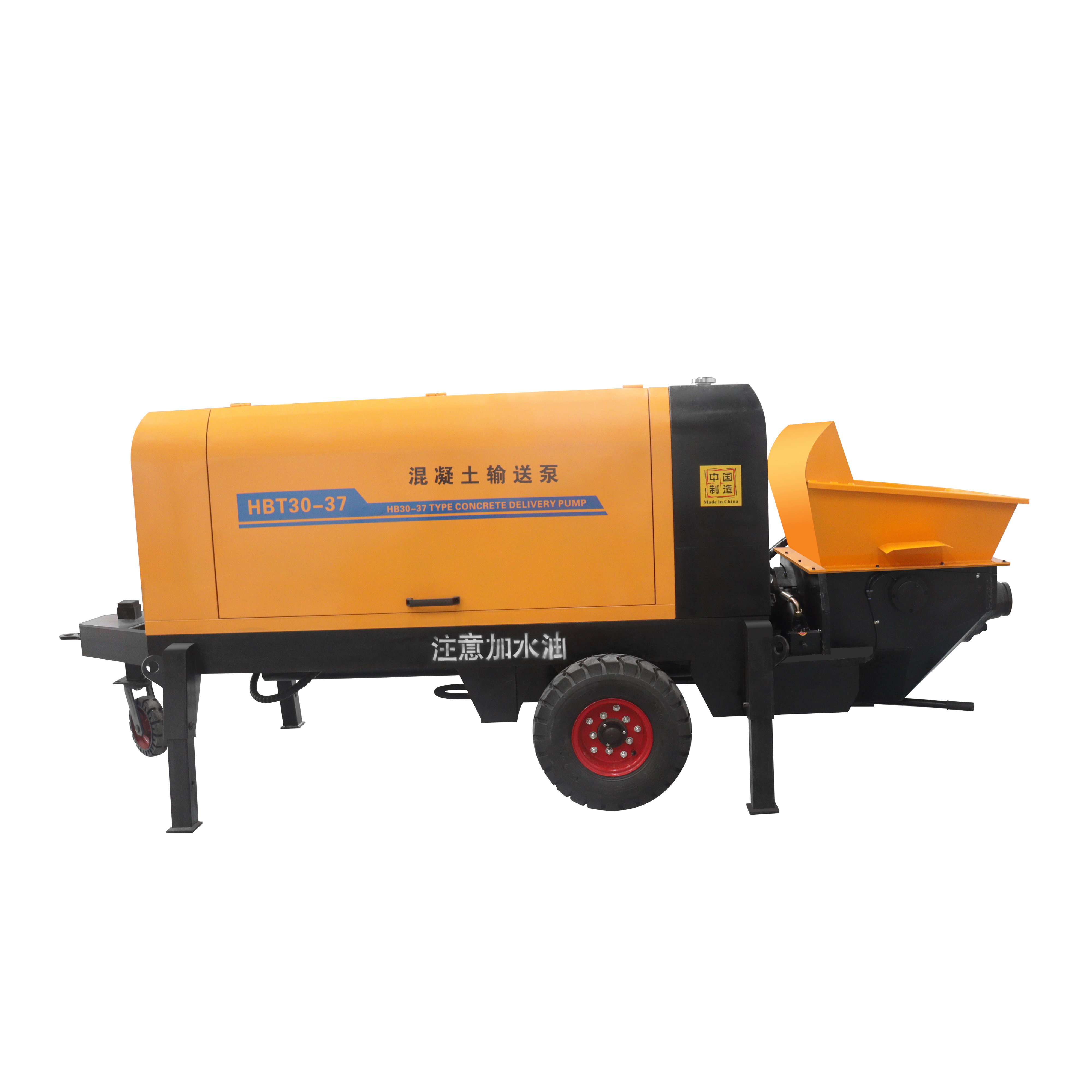 Multiple Models 380V 50Hz Mobile Concrete Pump Machine 10M3/H Concrete Mortar Delivery Pump