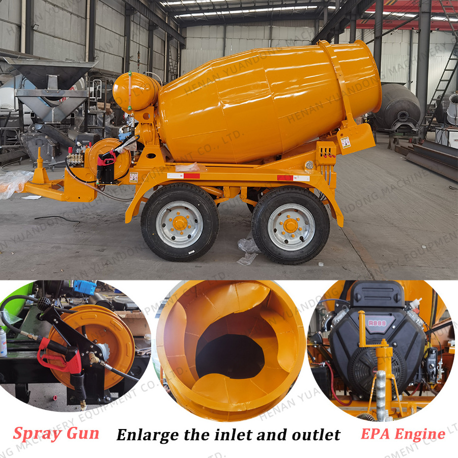 Self Loading Concrete Mixer Trailer Truck Hydraulic Cement Mixer Tank Update Drum 9cbm 6*4 Concrete Mixer Truck For Sale