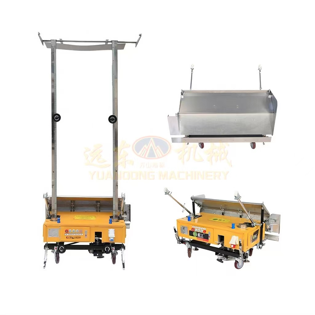 220V Wall Plastering Fully Automatic Building Wall Smooth Render Machine For Sale