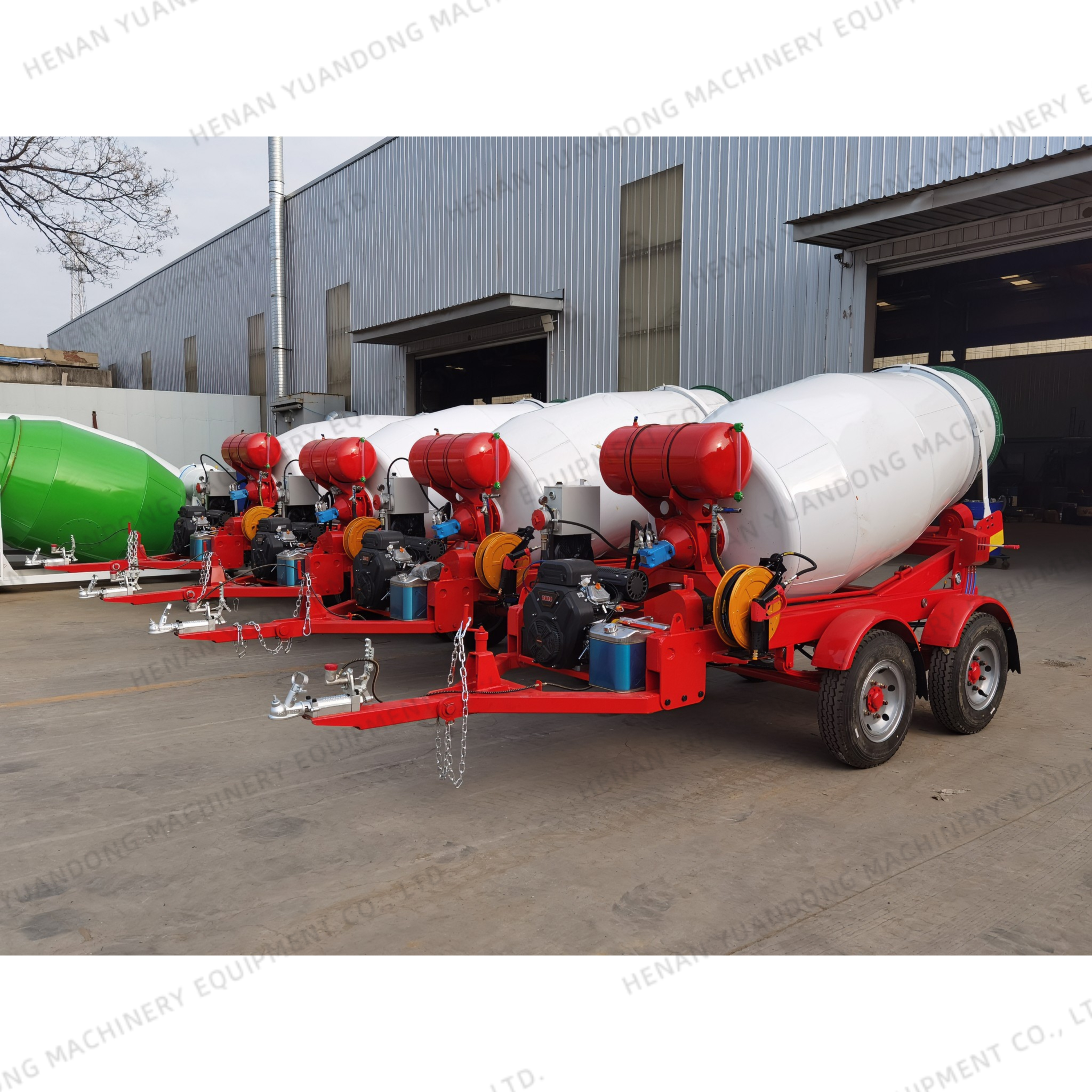 Self-unloading Mixing Tank 2 Yards Concrete Mixer Drum Bulk Cement For Sale