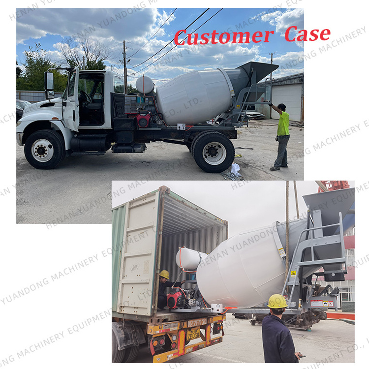 3.5 M3 Self loading Cement Readymix Transit Drum 3-20cbm Concrete Mixer Truck Auto feeding Concrete Drum Mixer