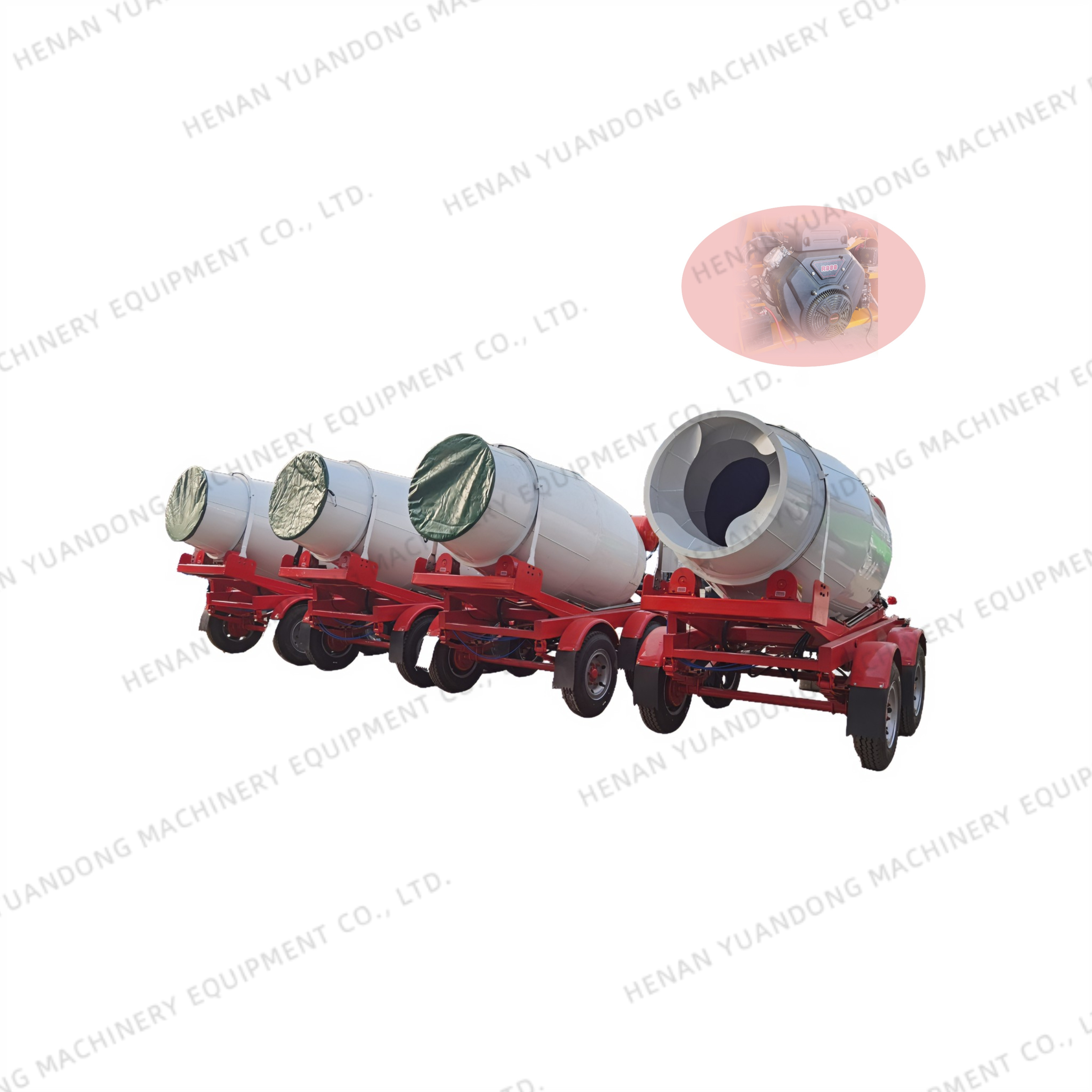 Self-unloading Mixing Tank 2 Yards Concrete Mixer Drum Bulk Cement For Sale