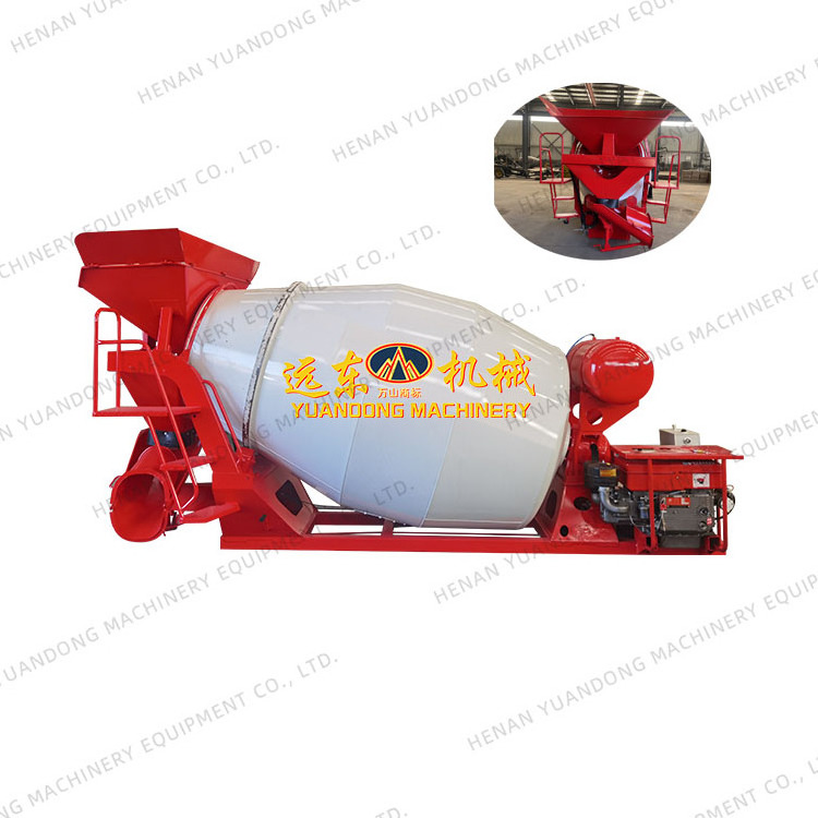 3.5 M3 Self loading Cement Readymix Transit Drum 3-20cbm Concrete Mixer Truck Auto feeding Concrete Drum Mixer