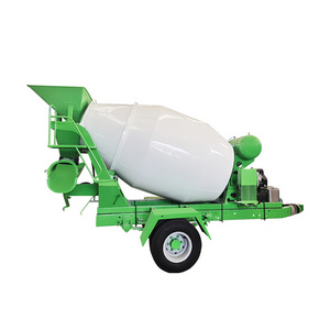 Customized 2CBM 4CBM Bulk Cement Concrete Mixer Trailer Powder Bulker Trailer For Concrete