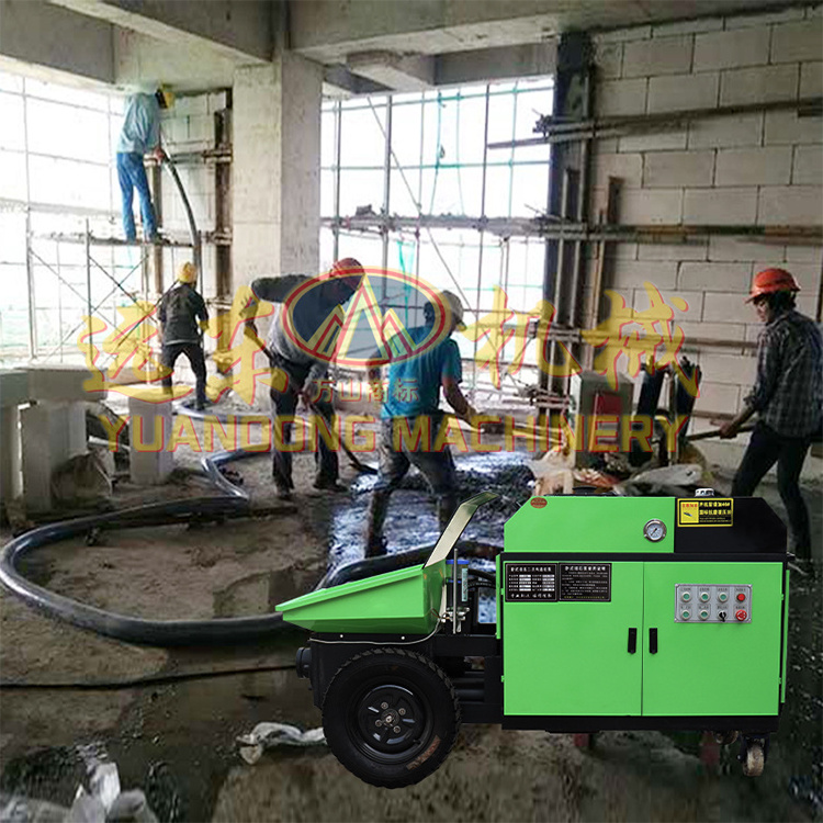 High Quality Concrete Trailer Pump For Construction Building Concrete Truck Mounted Pump Diesel Type Concrete Pump