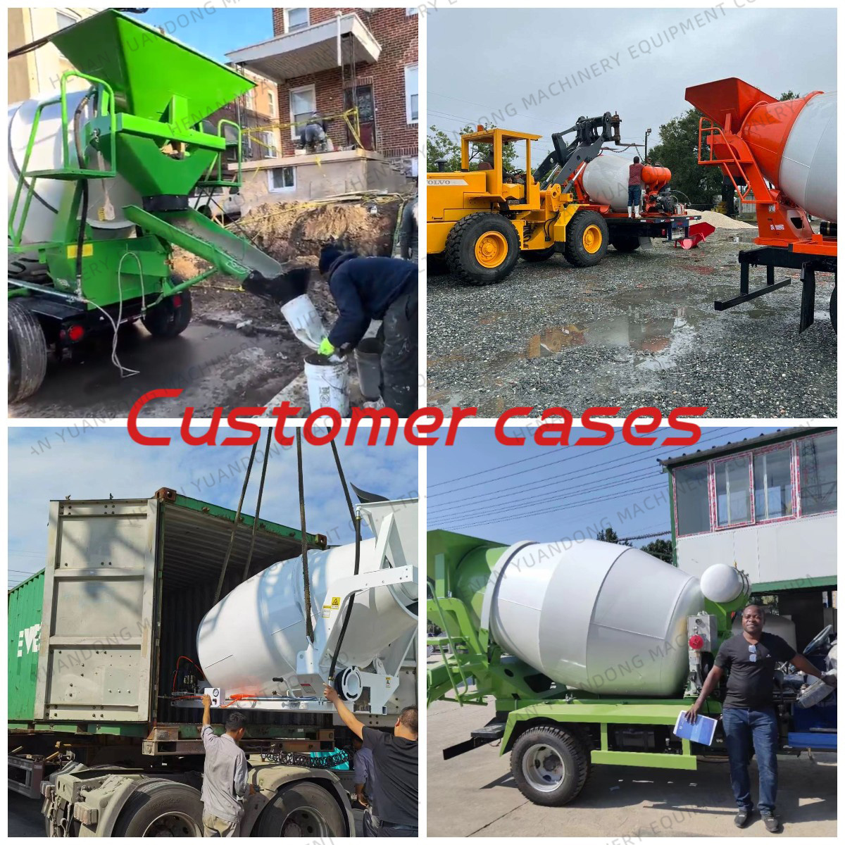 3.5 M3 Self loading Cement Readymix Transit Drum 3-20cbm Concrete Mixer Truck Auto feeding Concrete Drum Mixer