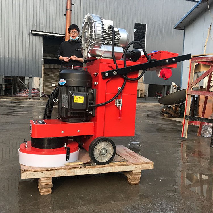 Manual Big Area Epoxy Coating Removing Double Plate Concrete Floor Polishing Machine Terrazzo Polishing Grinder For Sale