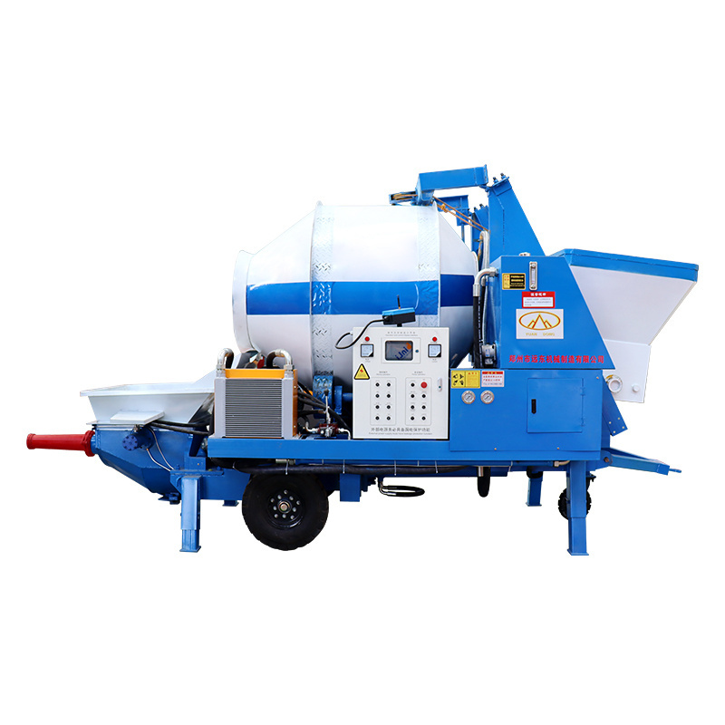 Concrete Squeeze Pump Hose Mini Concrete Pump Mixer With Diesel Concrete Pump For Sale