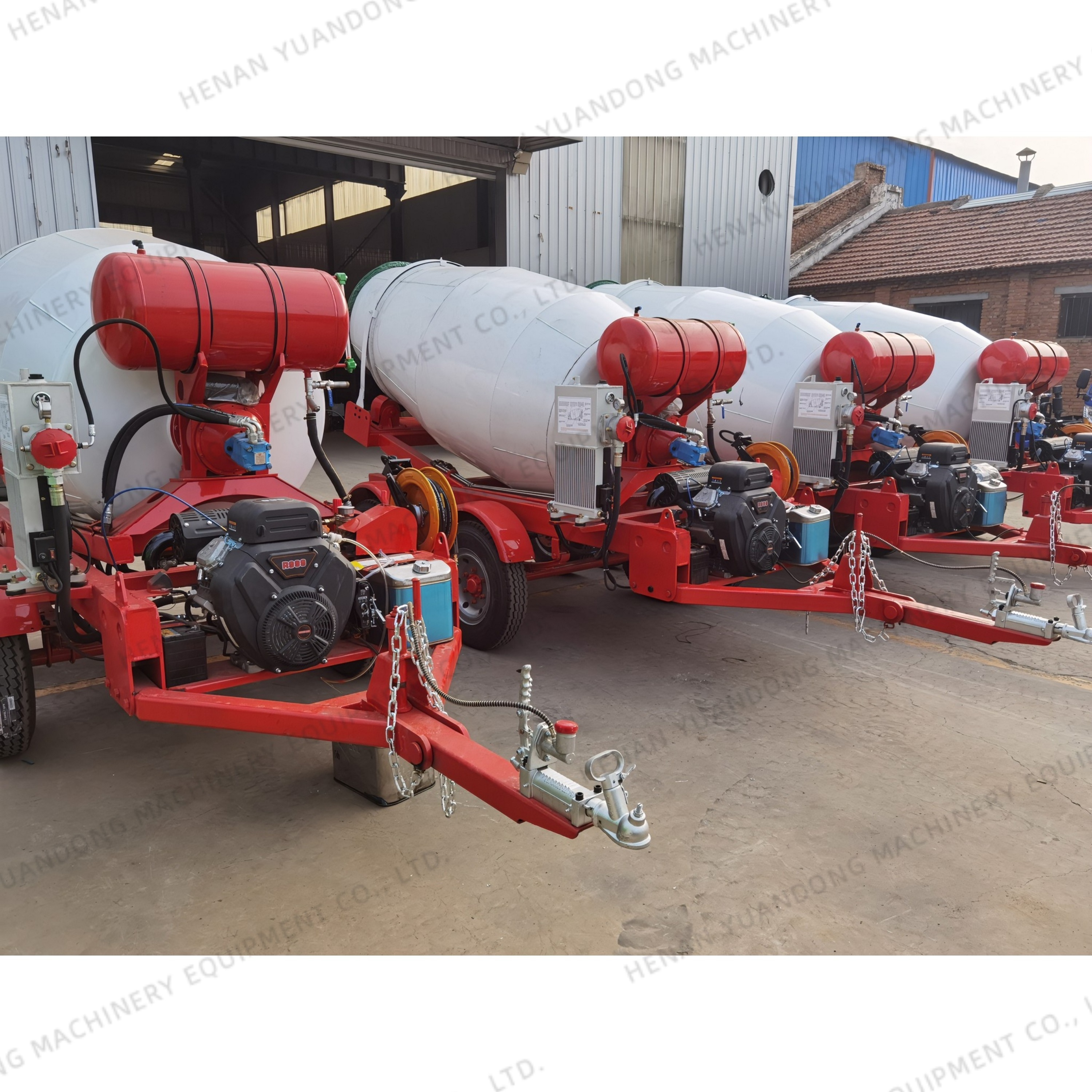 Self-unloading Mixing Tank 2 Yards Concrete Mixer Drum Bulk Cement For Sale