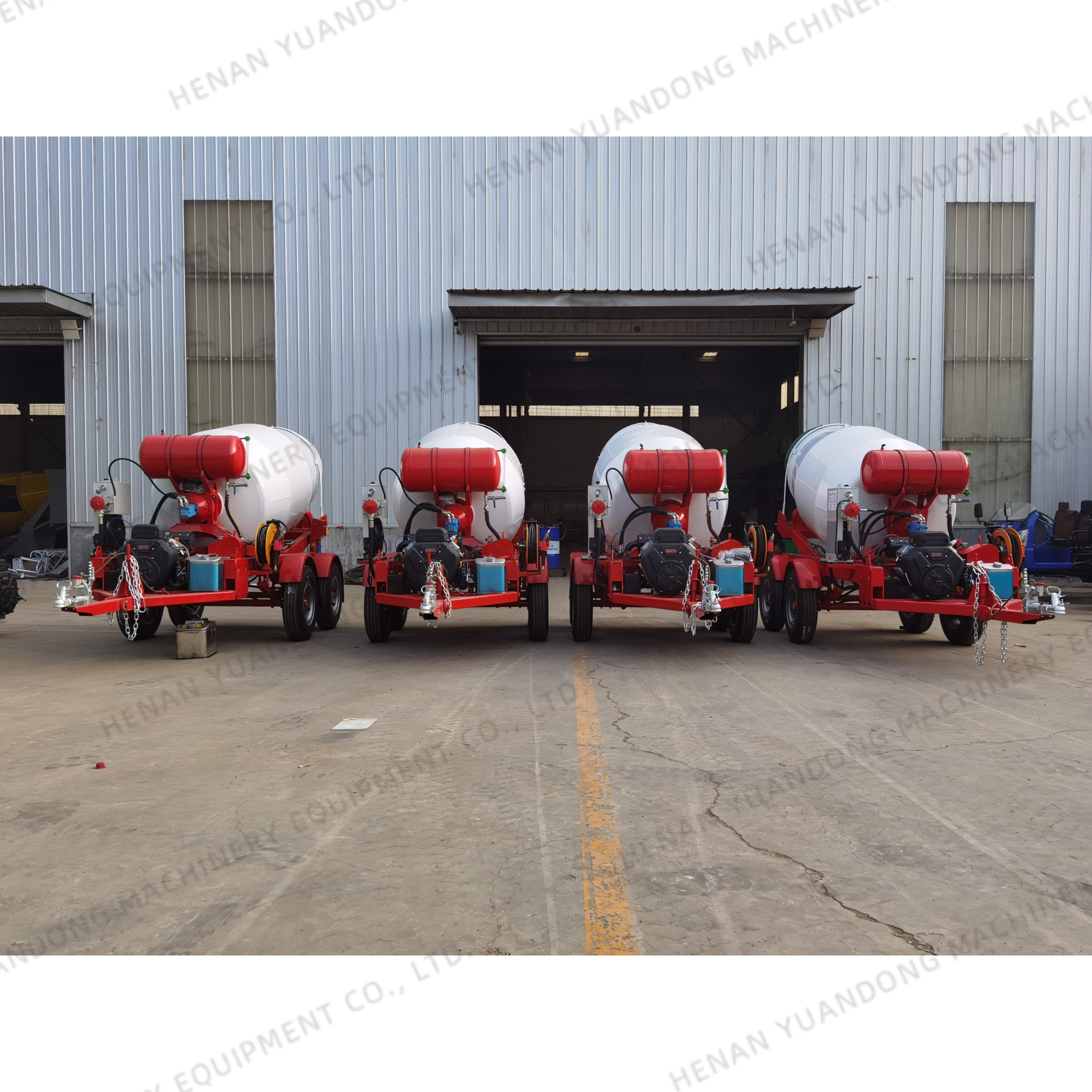 Self-unloading Mixing Tank 2 Yards Concrete Mixer Drum Bulk Cement For Sale