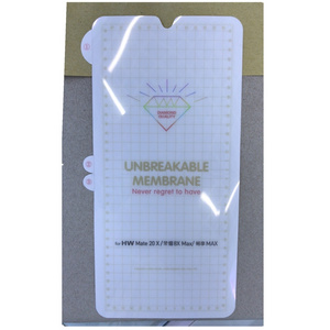 Unbreakable Membrane Invisible Diamond Film Nano TPU Soft Screen Protector for iPhone 11/11 Pro/11 Pro Max Tempered Glass Film