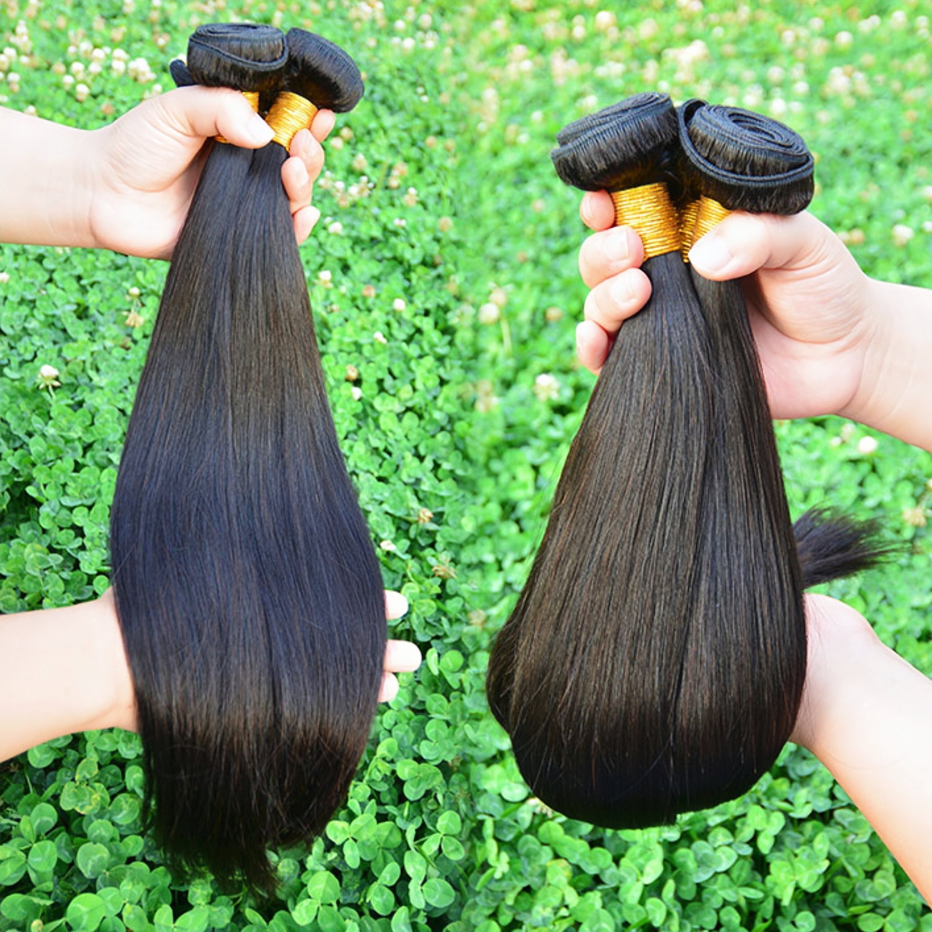 100% Virgin Cuticle Aligned Human Hair Bundles Wholesale Cambodian Raw Natural Wave Double Drawn Hair Bundles Extensions Vendor