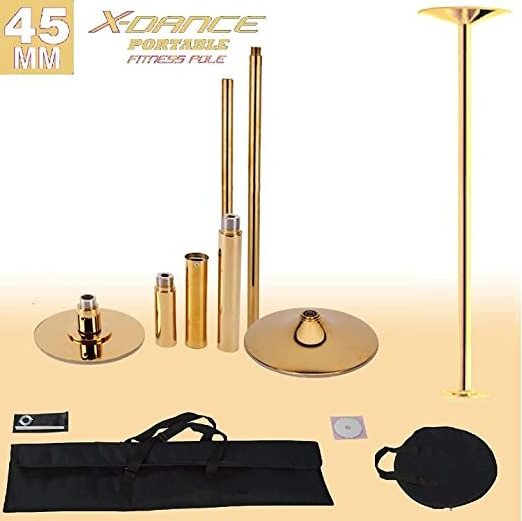 Spinning Static 9ft Stripper Pole 400lb Capacity New Version Dance Pole for Home