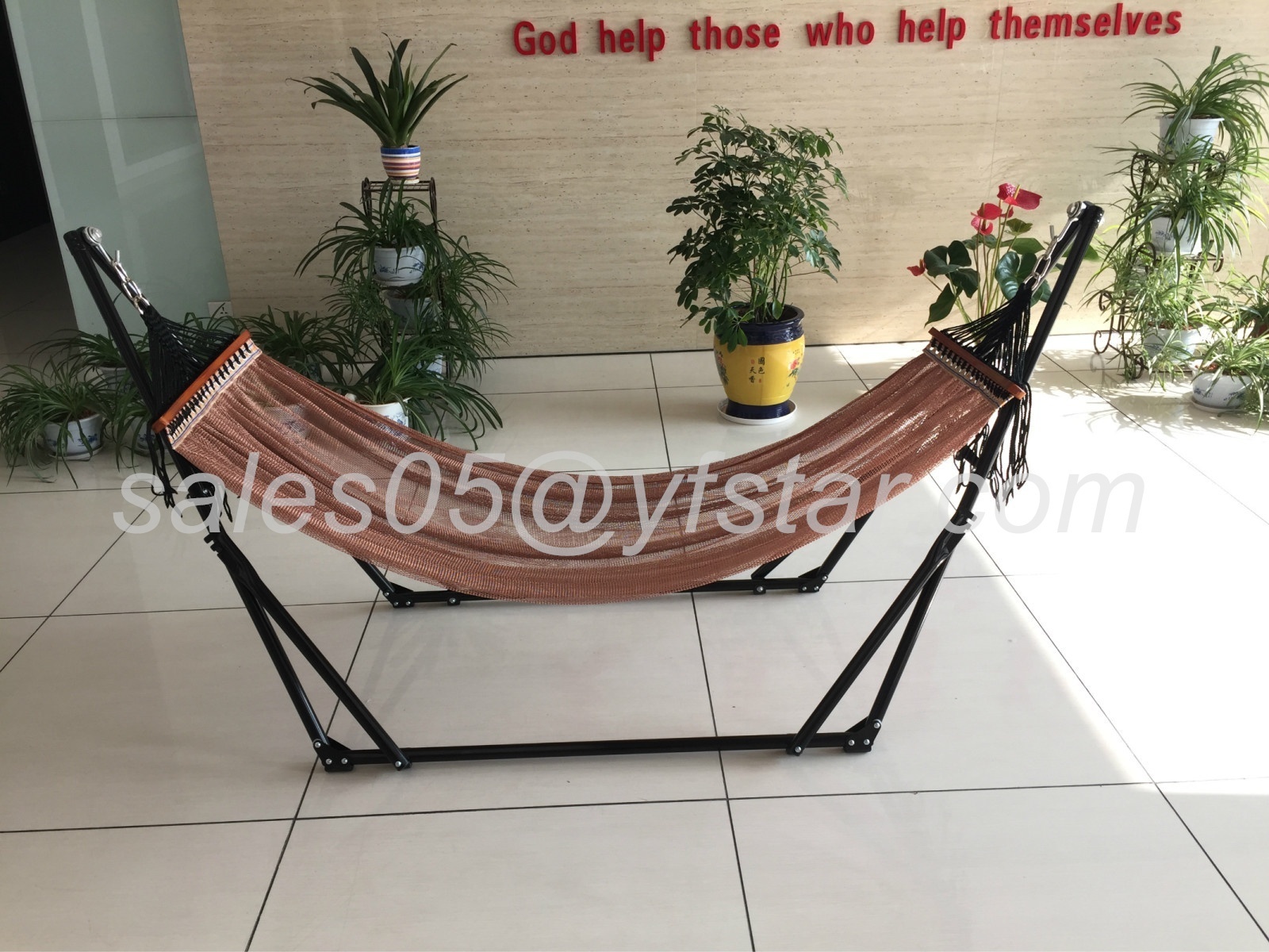 XKL-001A Portable Folding Hammock with Heavy Duty Stand Manufacturer Directly Supply