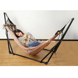 Top Sale Folding Hammock Stand For Indoor  Portable Camping Hammock With Storage Bag Free Standing Steel Hammock Stand