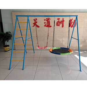 Best Quality Kids Outdoor Playground Swing Play Set Steel Structure Swing Set For Children In Backyard