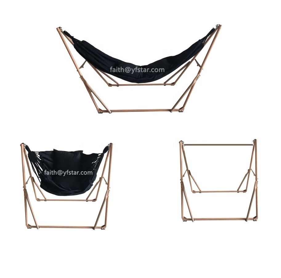 Hot Sale Foldable3 Way Hammock Stand, Portable Camping Hammock, Free Standing Hammock Swing Chair For Sale