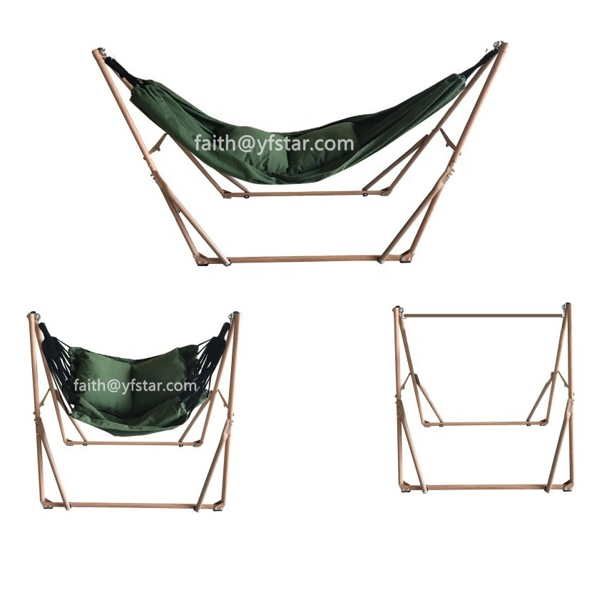 Hot Sale Foldable3 Way Hammock Stand, Portable Camping Hammock, Free Standing Hammock Swing Chair For Sale