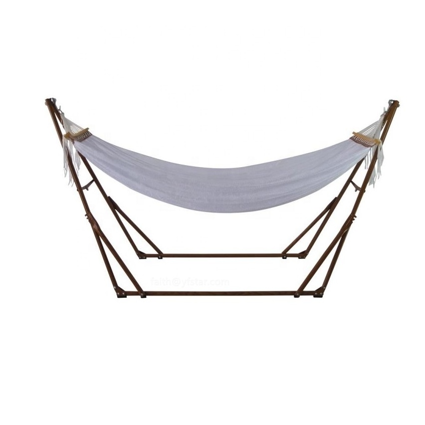 New Outdoor Camping Hanging Folding Mesh Hammock/hammock bed outdoor hammock with stand