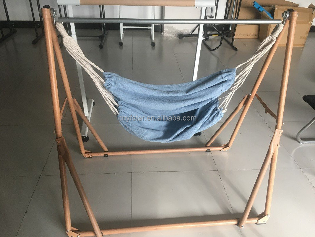 Outdoor Hammock Chair with Metal Stand Indoor Furniture Color Manufacturer Supply Foldable Hammock