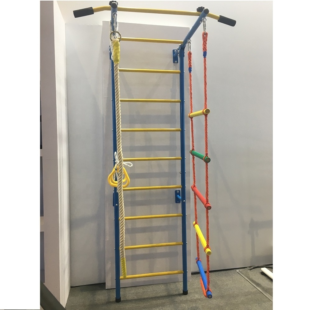 Kids Home Gym Swedish Wall Ladder Indoor adventure  Facility Jungle Gym Sports Kids Toys Kids Playground Pull Up Monkey Bars