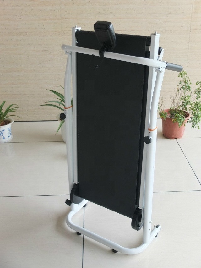 Home Fitness Folding Manual Walking Machine Mini Treadmill For Home Running Exercise