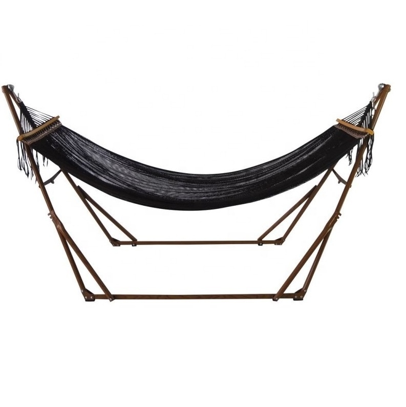 Indoor/outdoor Camping hammock portable Mesh Hammock ,hammock bed ,hammock with stand,iron tube stand hammock