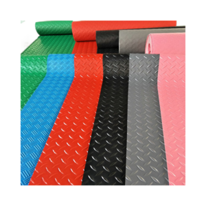 PVC Coin Pattern Garage Roll  Mats anti-slip mat floor