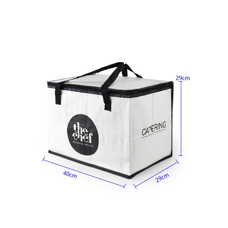 Promotional foldable insulated thermal cooler bag keep cool for drinks