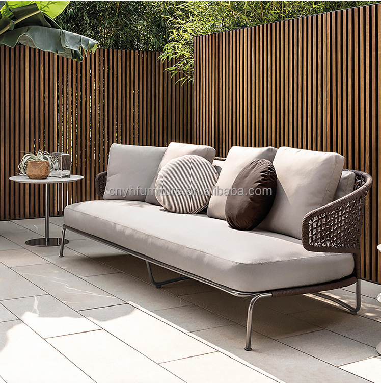 aluminum outdoor loungeset sectional muebles de patio exterior outdoor furniture garden set sofa garden