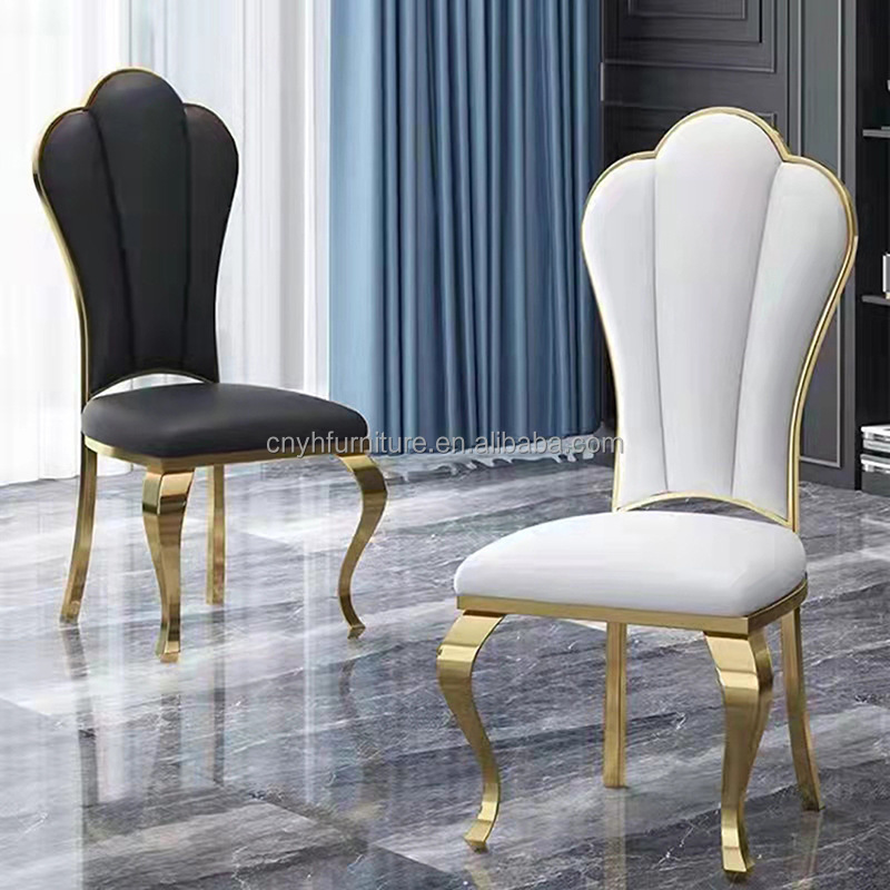 scandinavian custom kitchen chair dining room luxury italian black and gold metal frame marble dining table chair