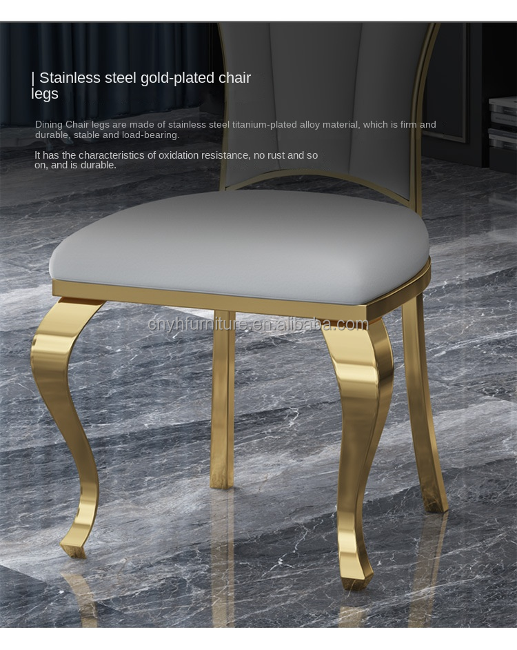 scandinavian custom kitchen chair dining room luxury italian black and gold metal frame marble dining table chair