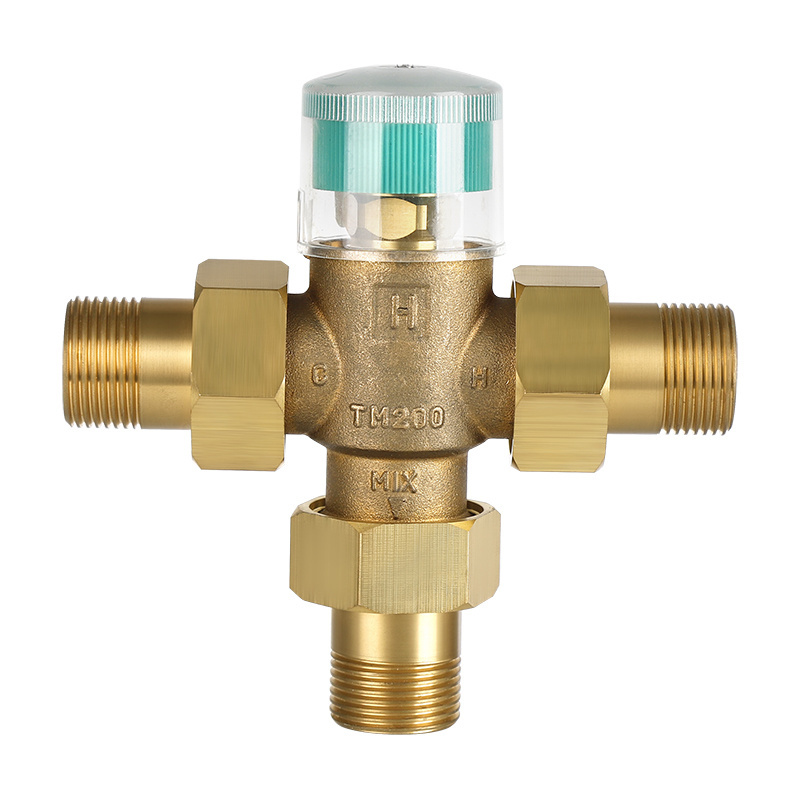 Custom 1inch valve thermostatic water mixing temperature control valve mixer