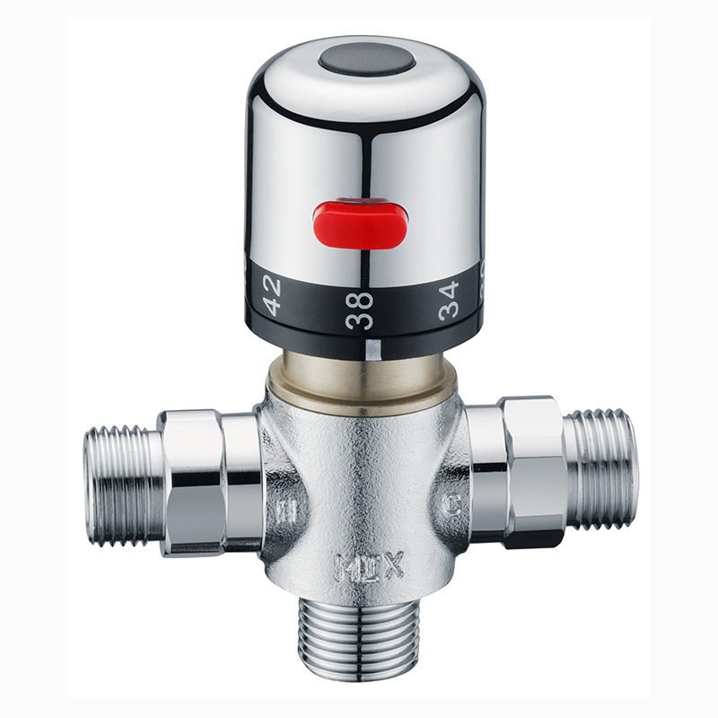 Custom 1inch valve thermostatic water mixing temperature control valve mixer