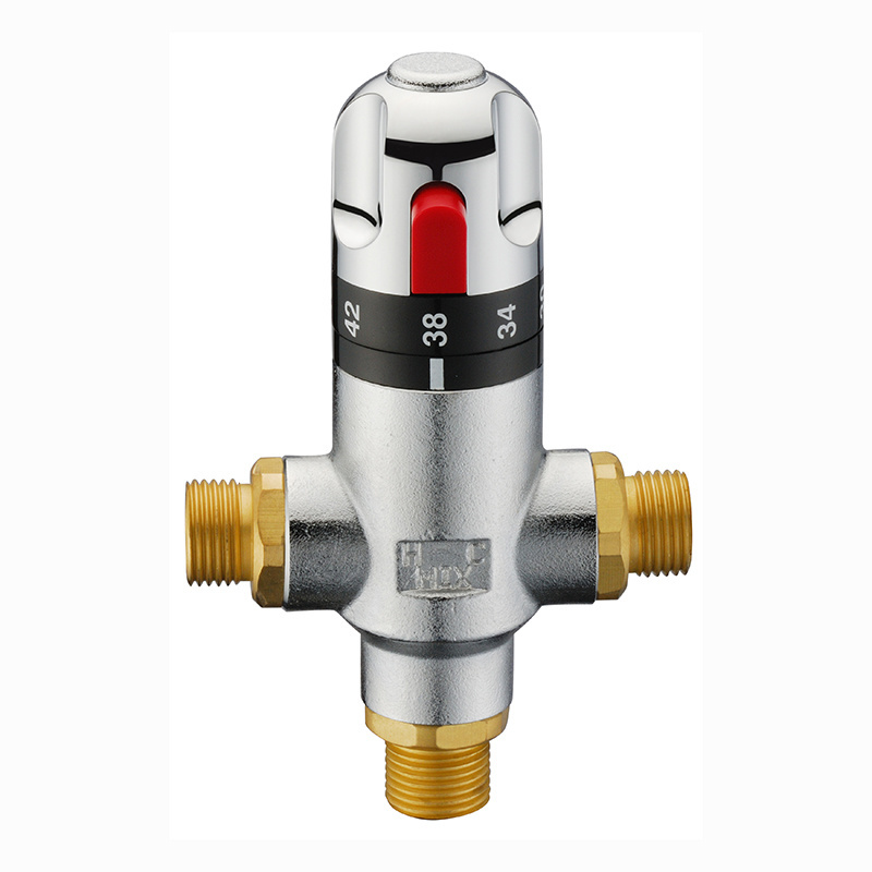 Custom 1inch valve thermostatic water mixing temperature control valve mixer