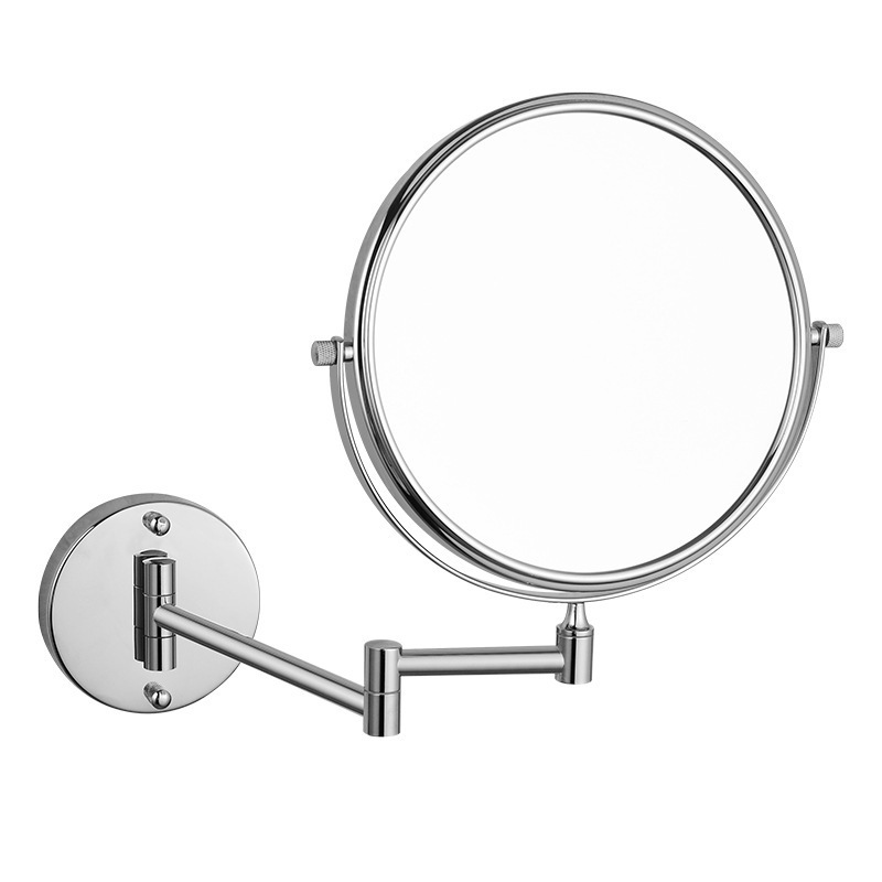 Bathroom Accessories 3 Times Adjustable Wall Mount Chrome Plated 8