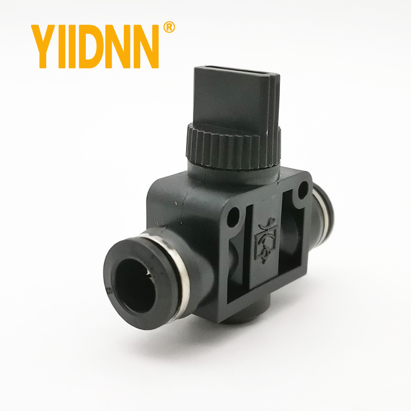 Pneumatic Fittings  HVFF 4/6/8/10/12mm shut off hand valves Fittings air throttle valve quick hose gas tube connector