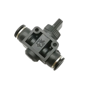 Pneumatic Fittings  HVFF 4/6/8/10/12mm shut off hand valves Fittings air throttle valve quick hose gas tube connector