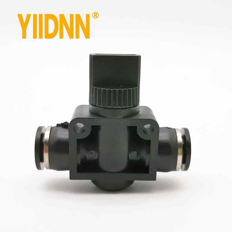 Pneumatic Fittings  HVFF 4/6/8/10/12mm shut off hand valves Fittings air throttle valve quick hose gas tube connector