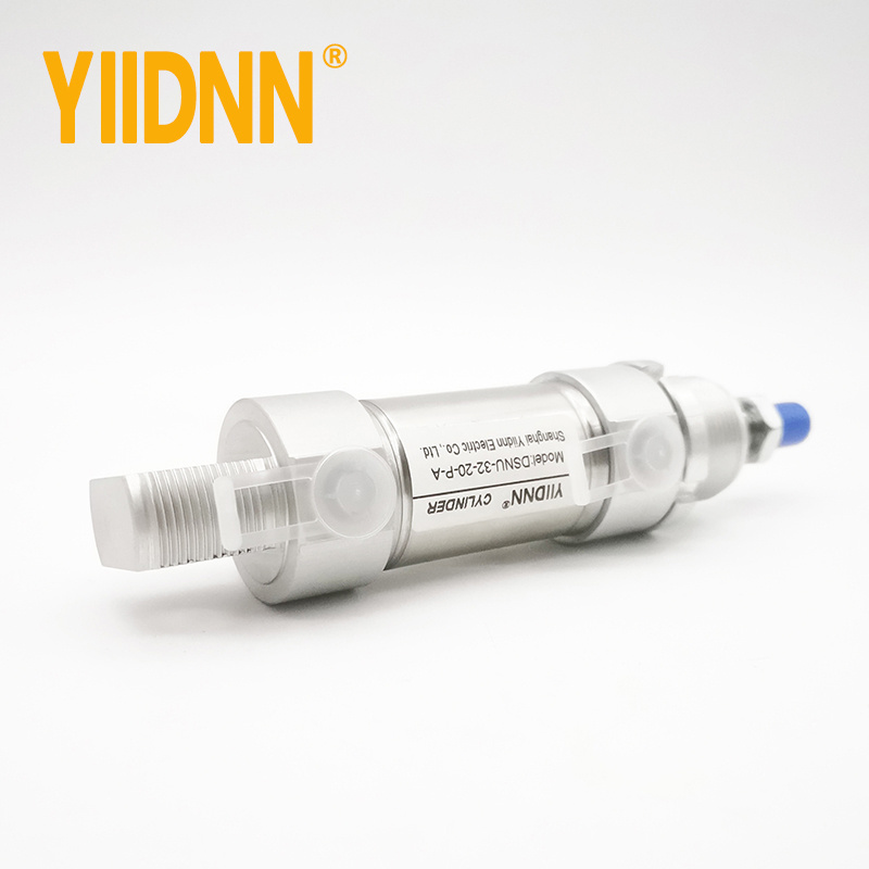 DSNU round mini stainless steel air pneumatic cylinder DSNU-10 12 16 Stroke 10-200mm DSNU-32-20-P-A