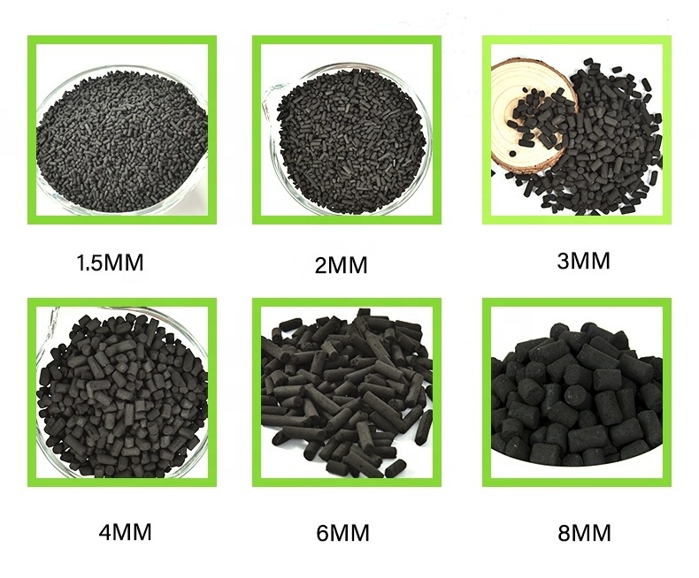 Coal based columnar granule plant supplies high quality wood granular activated carbon