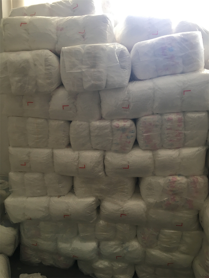 Rejected grade B baby diaper in bulk/bales/pallets