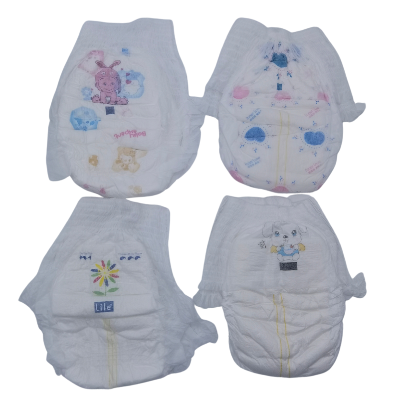 Rejected grade B baby diaper in bulk/bales/pallets