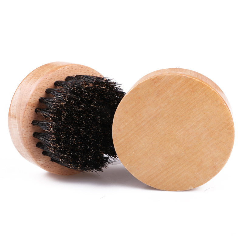 Wholesale Private label Men Beard Wooden Hair 360 Wave Brush