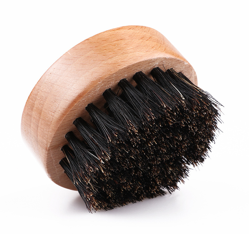 Wholesale Private label Men Beard Wooden Hair 360 Wave Brush