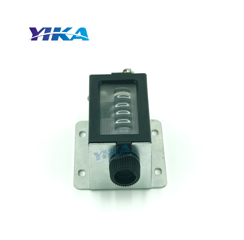 YIKA D67F Mechanical 5 Digital stroke counter Resettable Pull Counter