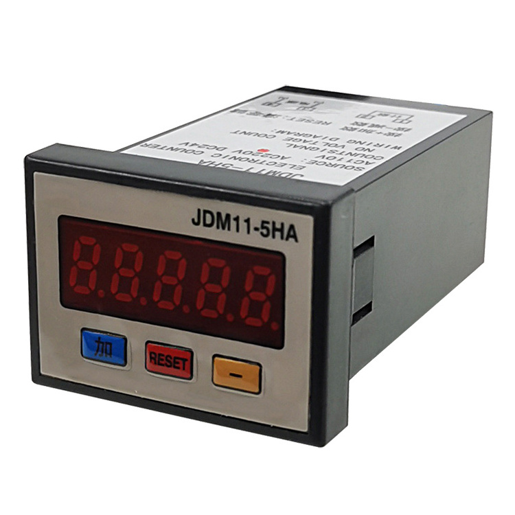 JDM11-5HA Customizable Photoelectric Sensor Magnetic Sensor Can Reset 0-99999 AC 220V DC 24V Digital Electronic Counter